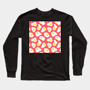 Fried Eggs Pattern Long Sleeve T-Shirt